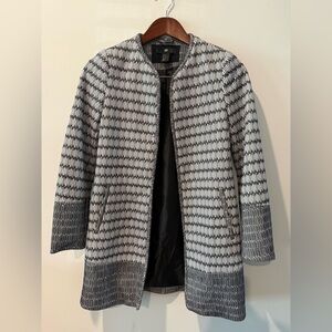 H&M Monochrome Textured Jacket